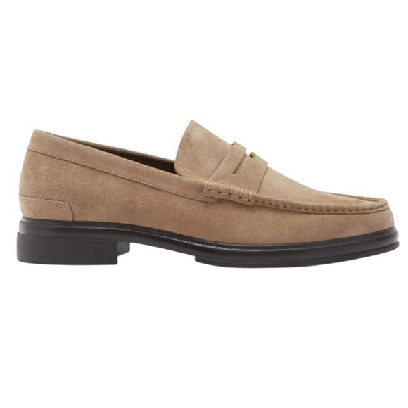Aldo Mens Tucker Penny Loafers US 8 EU 41 Taupe Beige Suede Slip On NWOB main image 6